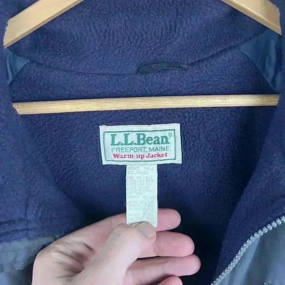 90s Vintage L.L.Bean Fleece Jacket Size 2XL - Picture 3 of 4